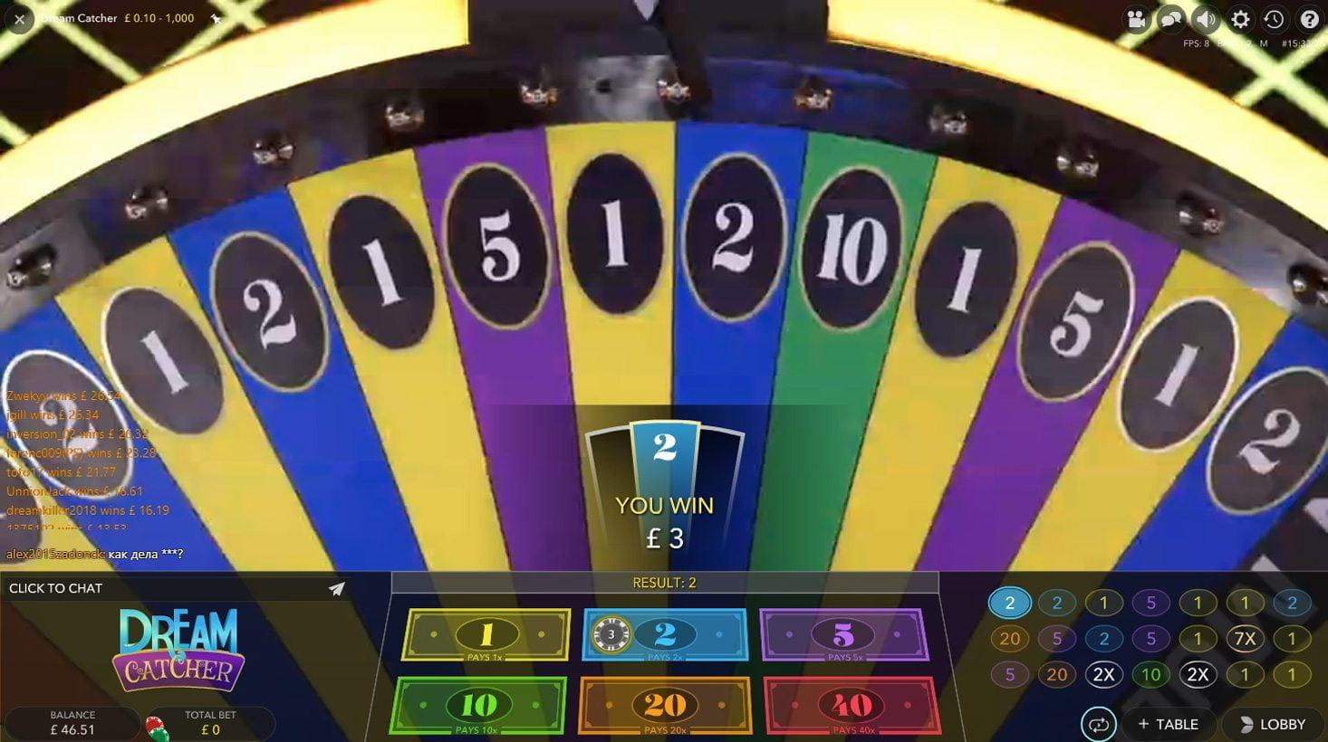 Lucky8 Casino jeux d'argent